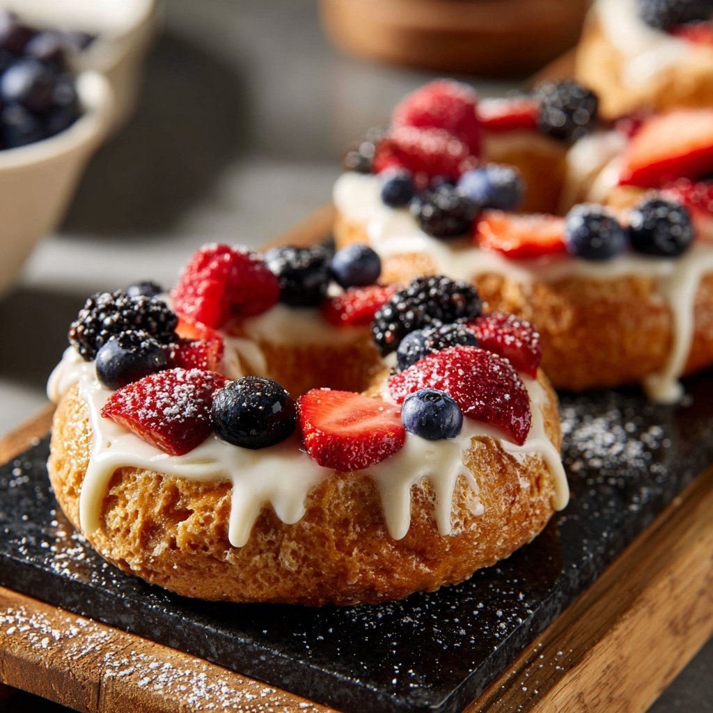 High Protein Greek Yogurt Bagels