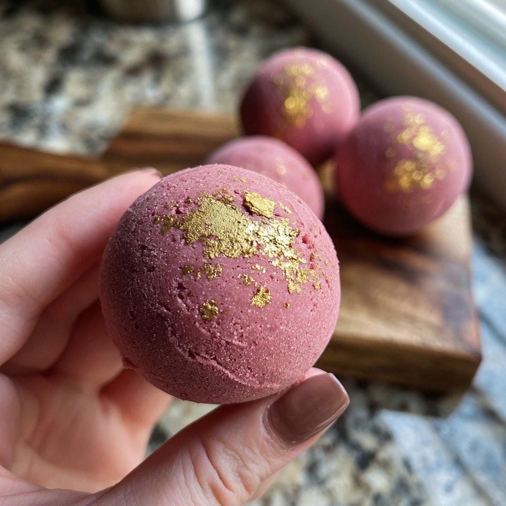Rose Flavored Chocolate Truffles