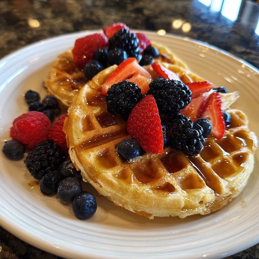 Greek Yogurt Waffles