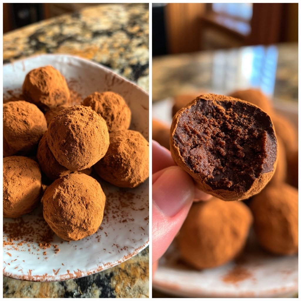 Chocolate Truffles with Cocoa