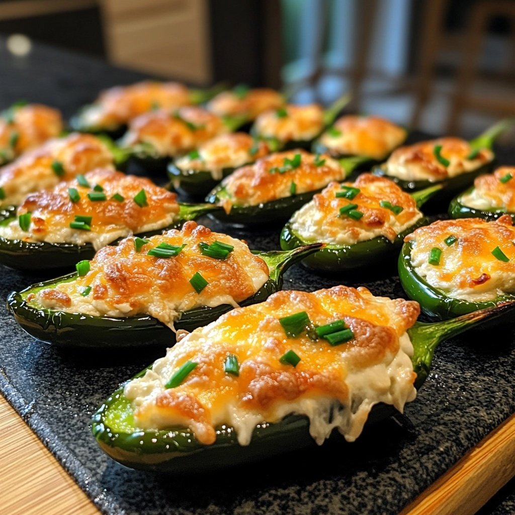 Jalapeno Poppers with Cream Cheese and Chives