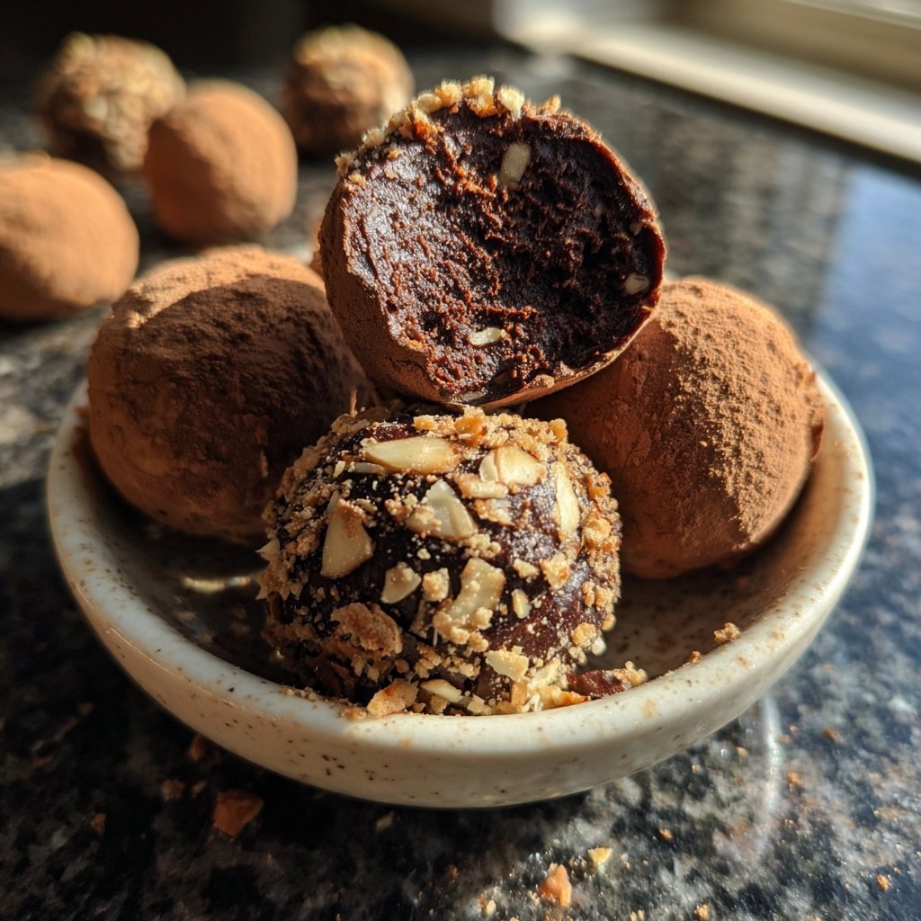 Chocolate Almond Truffles