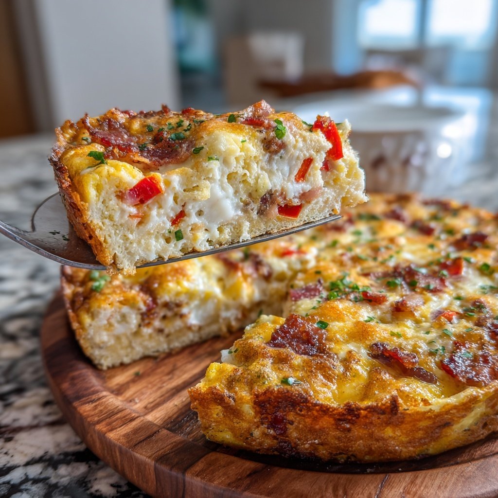 Breakfast Casserole With Eggs And Cheese