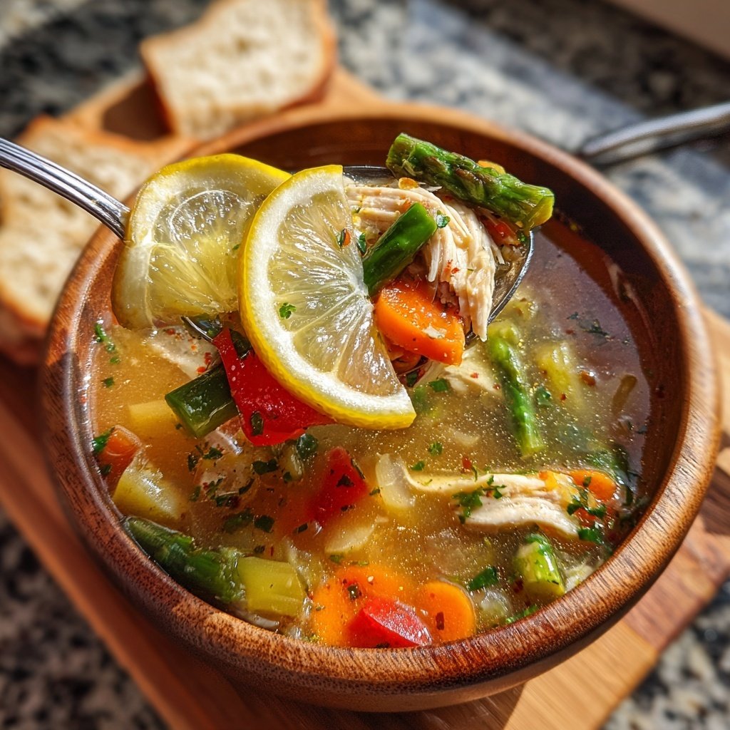 Spring Chicken Soup With Lemon