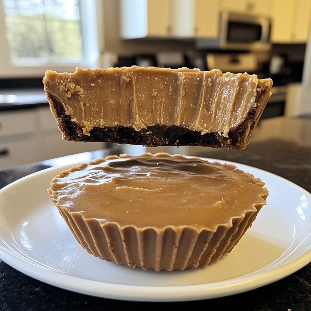 Homemade Peanut Butter Cups with Maple Filling