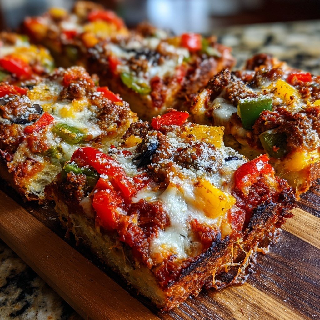 Super Bowl Appetizer Veggie Pizza Squares