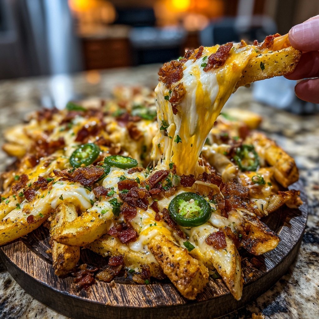 Super Bowl Cheesy Baked Fries