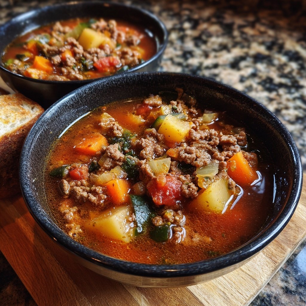 Ground Beef Soup